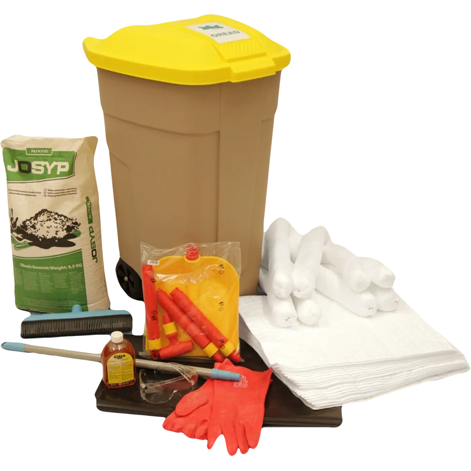OREAD absorbendikomplekt Spil Kit Oil-Only konteineris