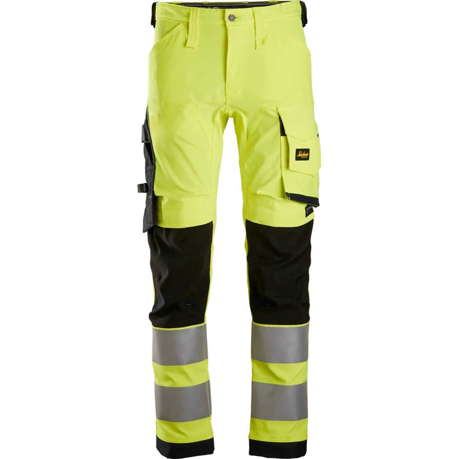 SNICKERS WORKWEAR AllroundWork Hi-Vis stretš-tööpüksid, klass 2