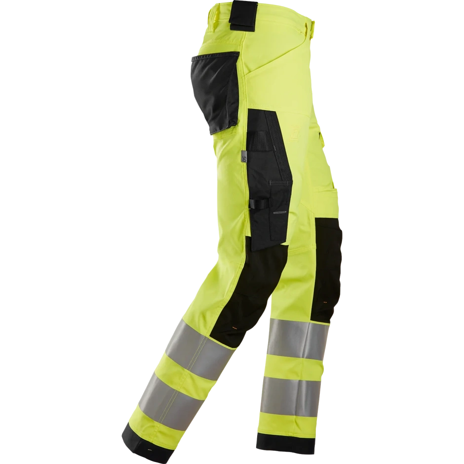 SNICKERS WORKWEAR AllroundWork Hi-Vis stretš-tööpüksid, klass 2