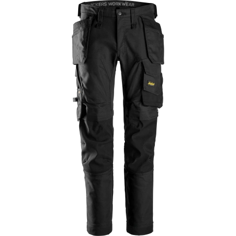 SNICKERS WORKWEAR Canvas Stretch tööpüksid ripptaskutega