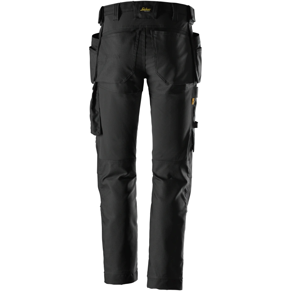 SNICKERS WORKWEAR Canvas Stretch tööpüksid ripptaskutega