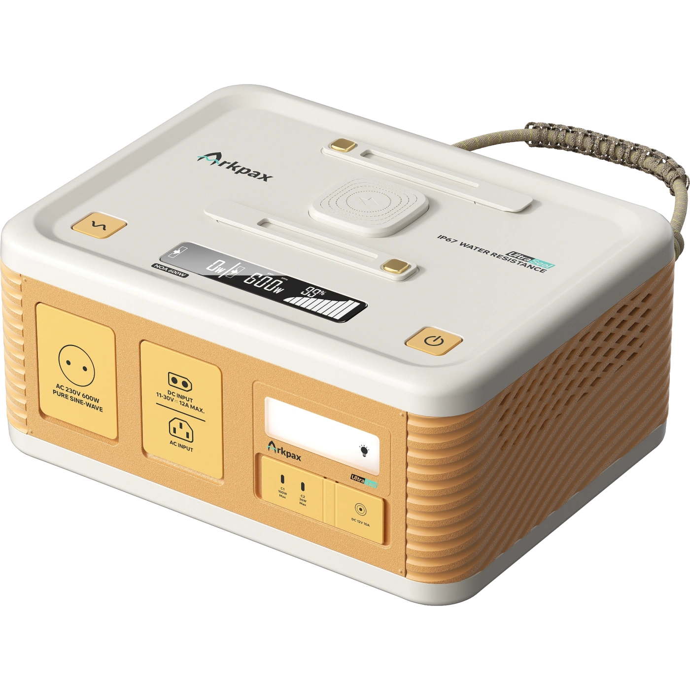 ARKPAX Ark NOA 600W IP67 kaasaskantav akutoitejaam