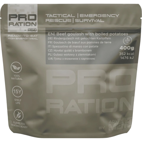 PRO-RATION veiseguljašš keedetud kartulitega - 15 aastat