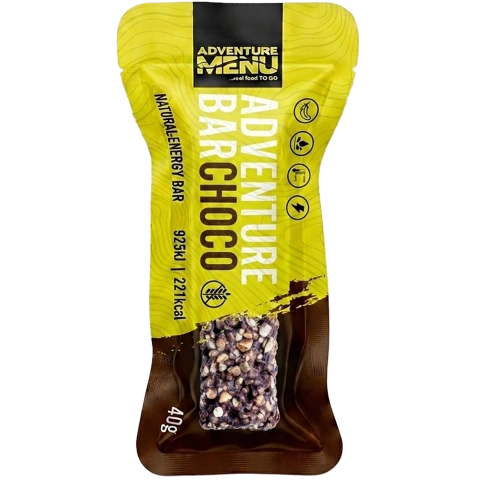 ADVENTURE MENU šokolaadi energiabatoon, 40 g – 15 aastat