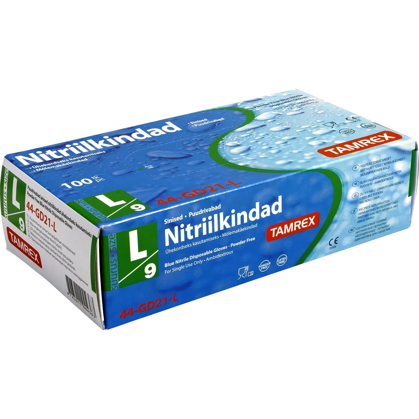 TAMREX ühekordsed nitriilkindad puudrivabad