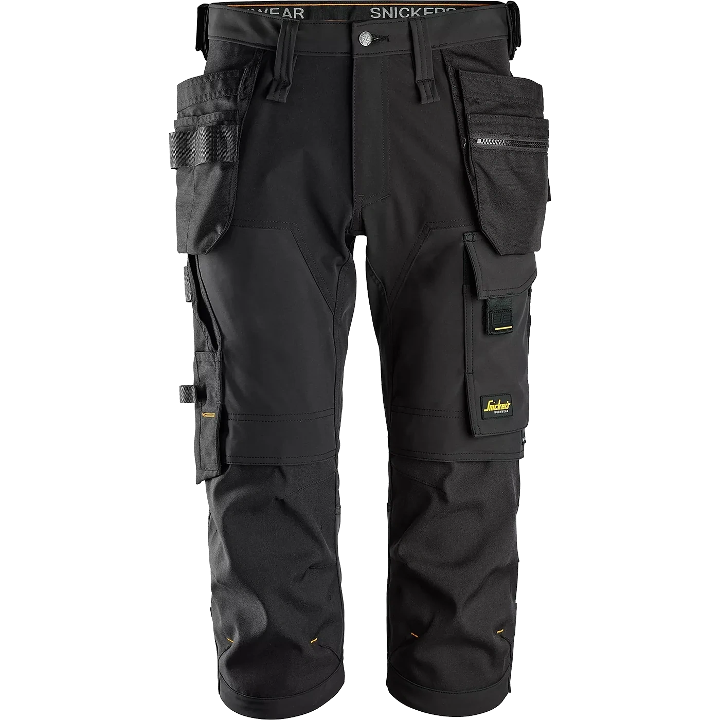 SNICKERS WORKWEAR Allroundwork Softshell pirate-housut riipputaskuilla