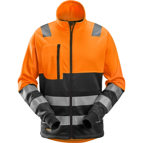 SNICKERS WORKWEAR AllroundWork Hi-Vis fleecetakki, luokka 2