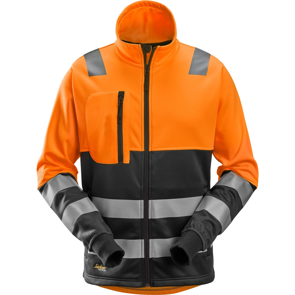 SNICKERS WORKWEAR AllroundWork Hi-Vis fleecetakki, luokka 2