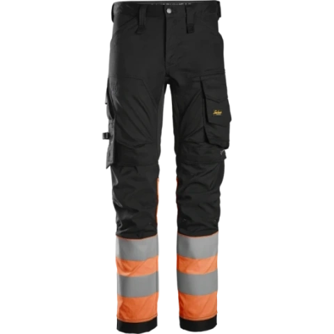 SNICKERS WORKWEAR Hi-Vis työhousut, luokka 1