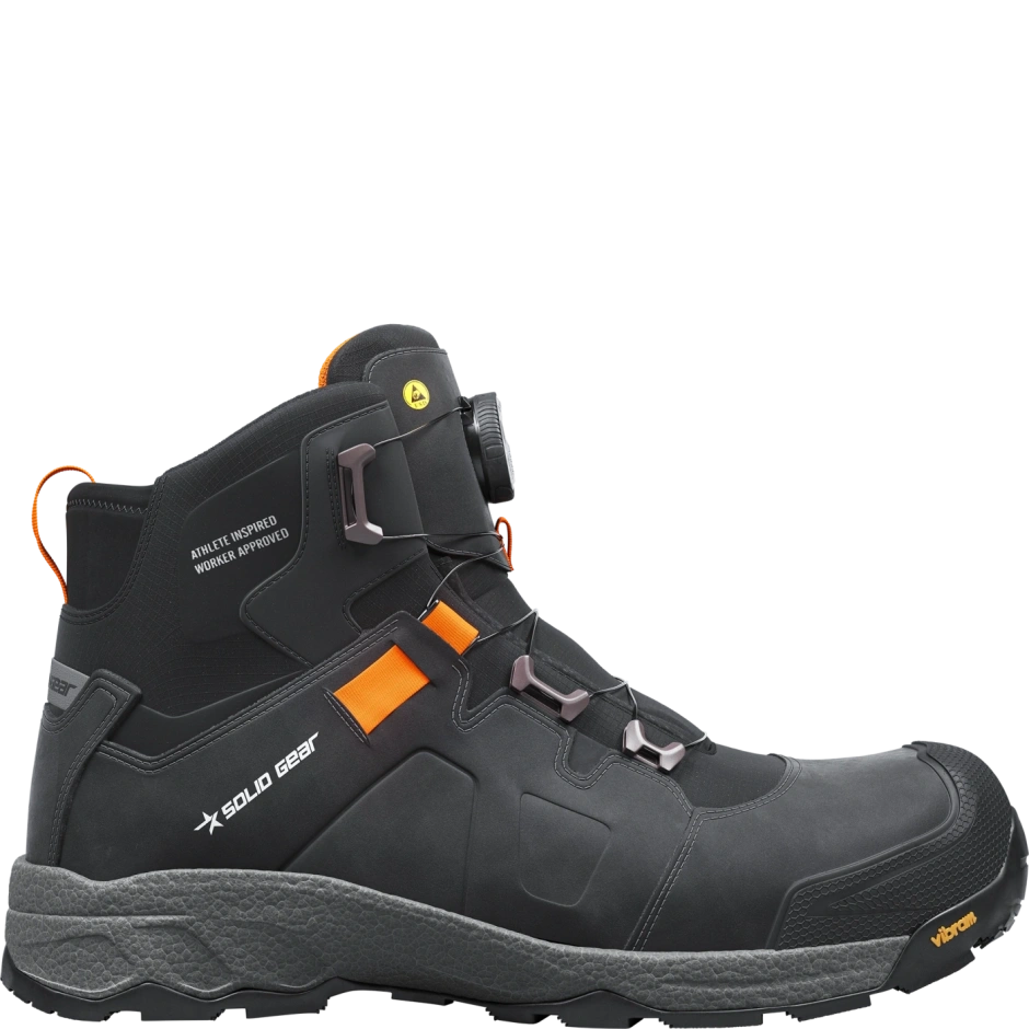 SOLID GEAR Vapor 3 Mid puolikorkeat turvakengät S3S SR HRO FO
