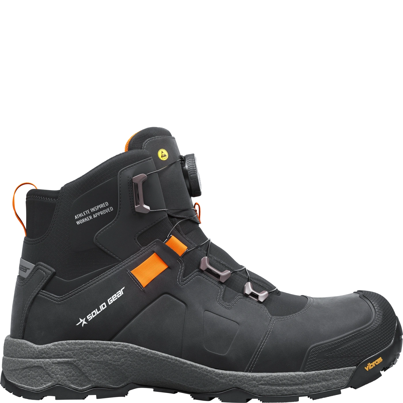 SOLID GEAR Vapor 3 Mid puolikorkeat turvakengät S3S SR HRO FO