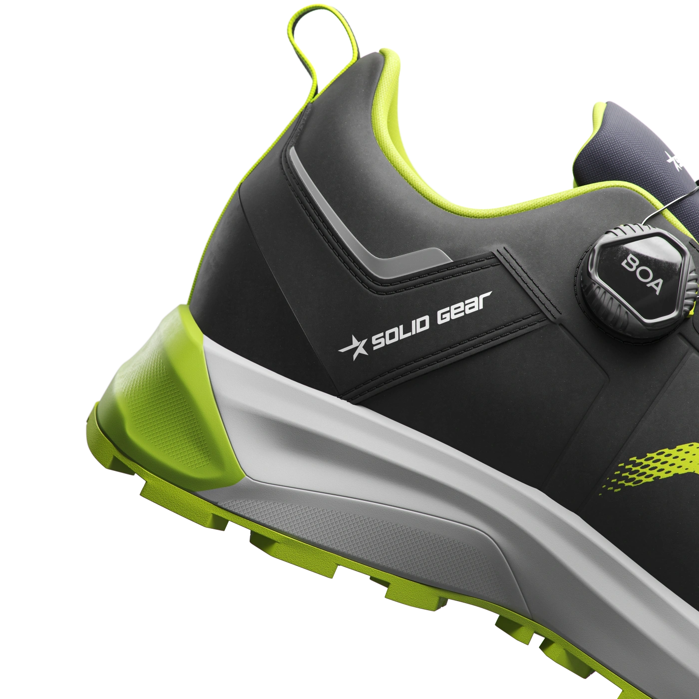 SOLID GEAR Sonar Green turvakengät S3S SR HRO FO ESD