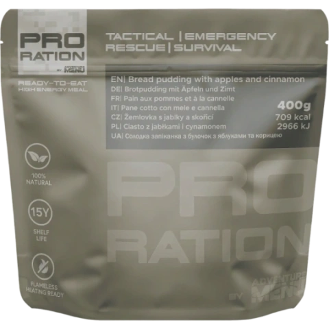 PRO-RATION leipävanukas, omenaa ja kanelia - säilyy 15v
