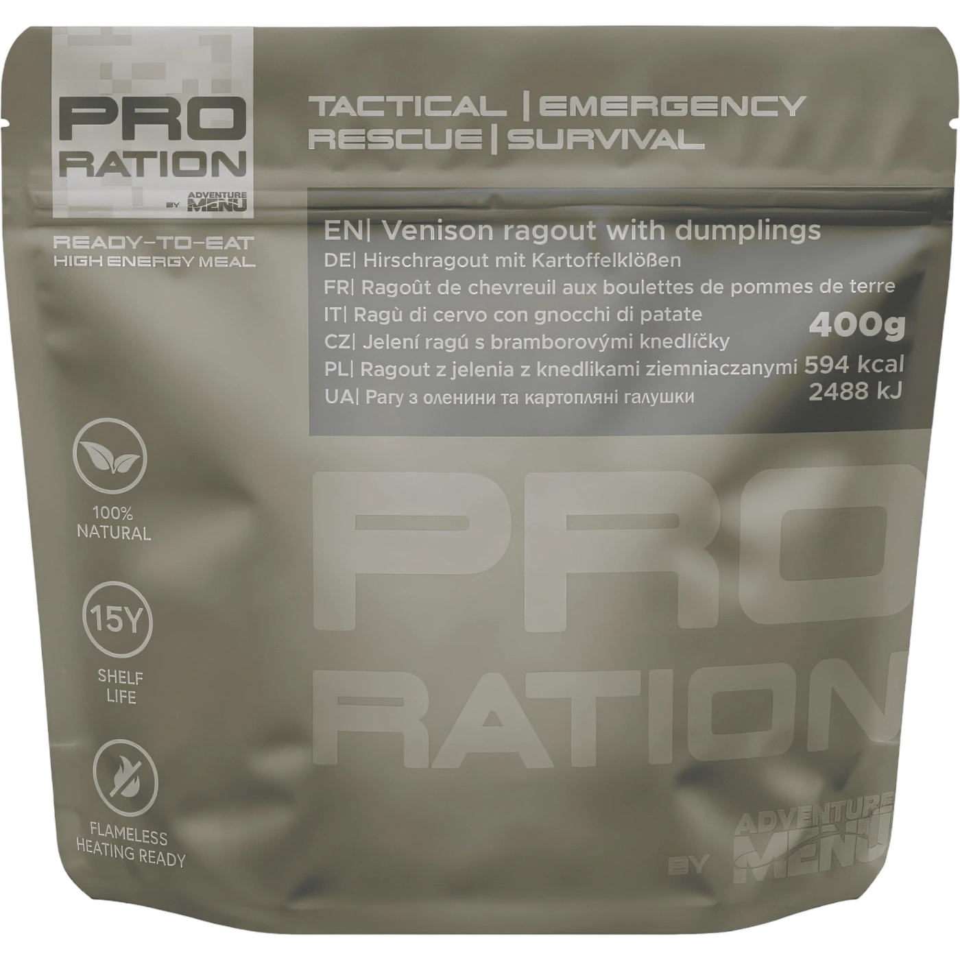 PRO-RATION riistapata ja perunamykyt - säilyy 15v