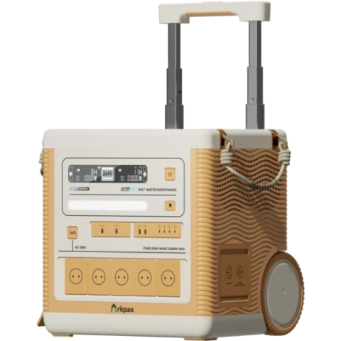 ARKPAX Ark PRO 2400W IP67 kannettava akkuvirta-asema