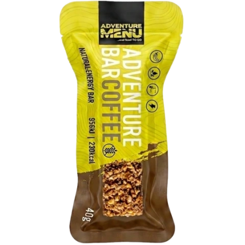 ADVENTURE MENU -kahvi-energiabaari, 40 g – 15 vuotta