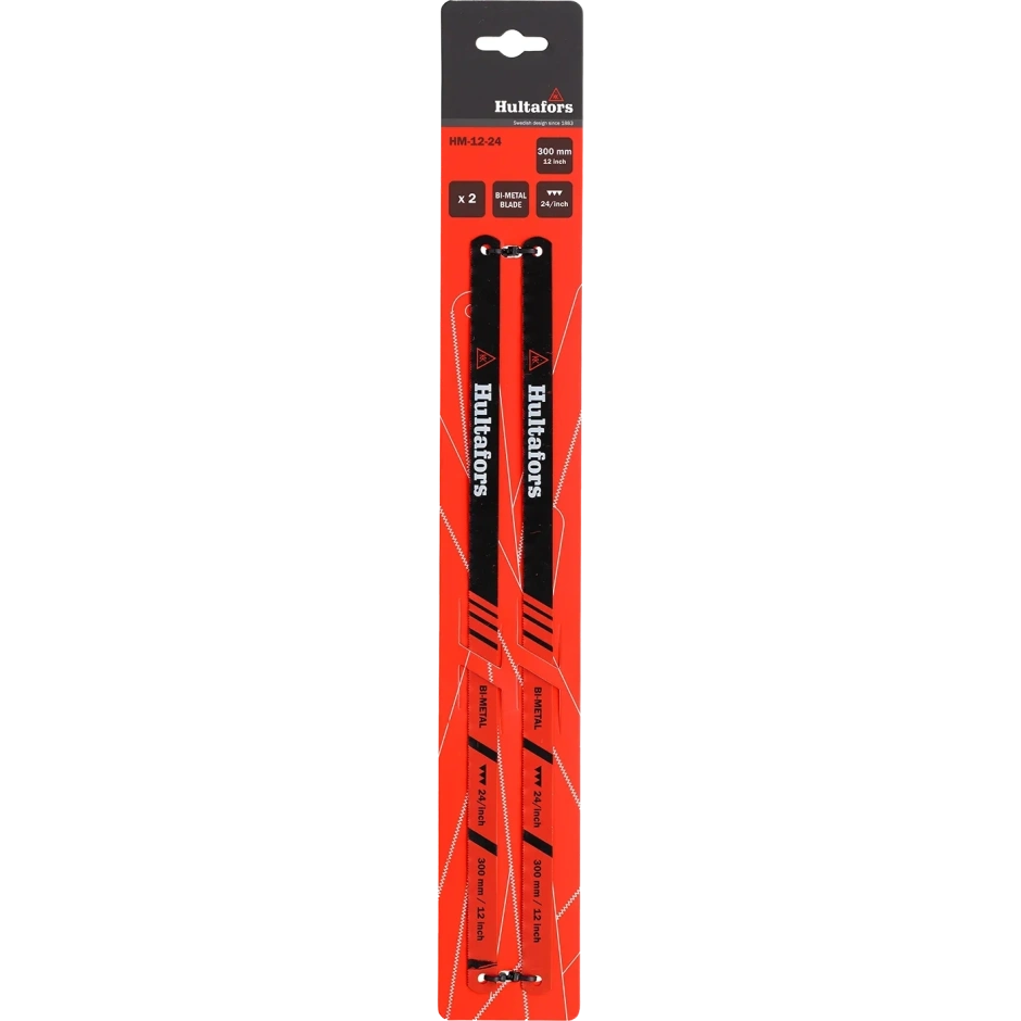 HULTAFORS Hack Sawblade pjūklų atsarginės geležtės HM-12-24x2