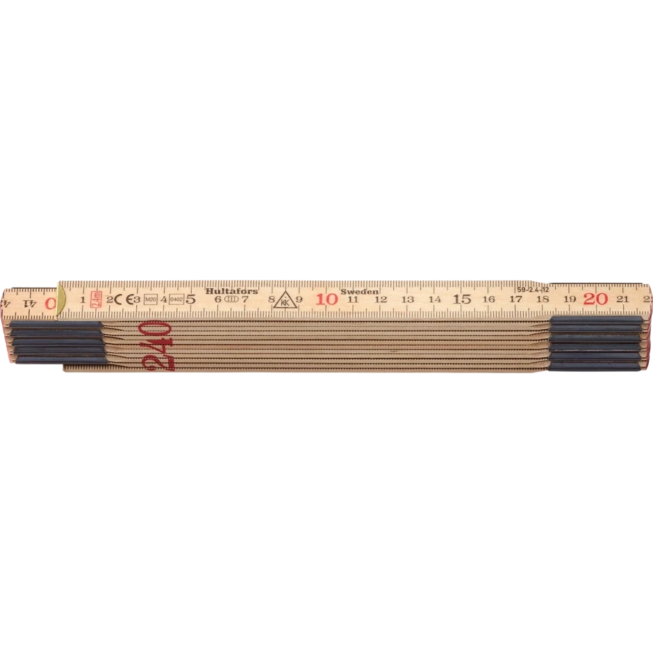 HULTAFORS medinė liniuotė, 2,4 m