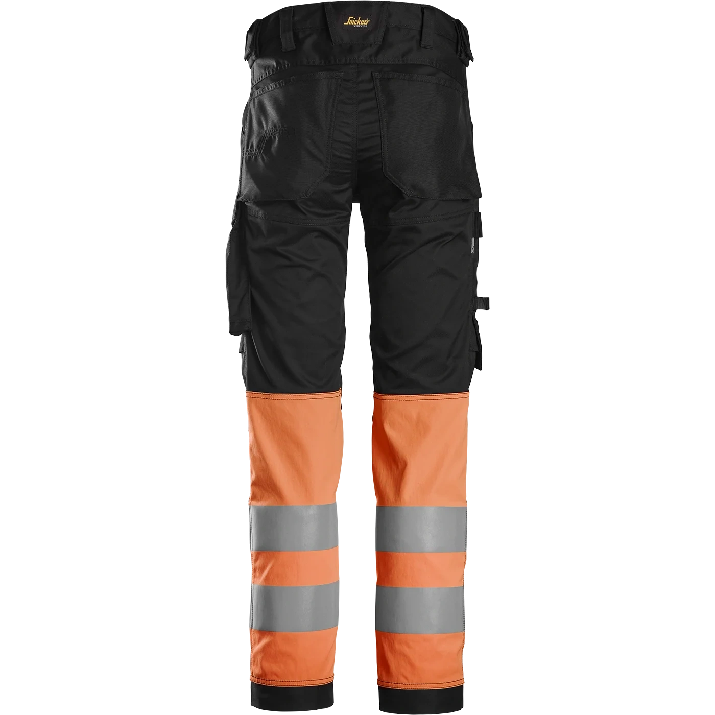 SNICKERS WORKWEAR darbinės kelnės su Hi-Vis apsauga ant kojų, 1 klasė