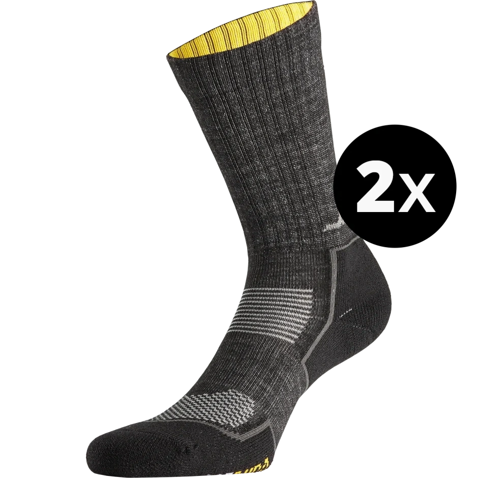 SNICKERS WORKWEAR Wool Cordura® darbo kojinės, 2 poros