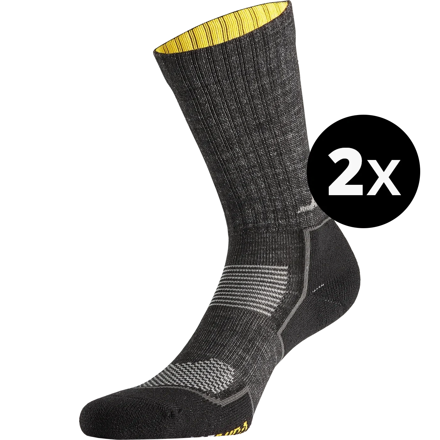 SNICKERS WORKWEAR Wool Cordura® darbo kojinės, 2 poros