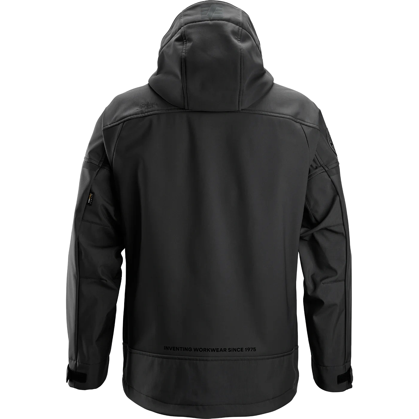 SNICKERS WORKWEAR elastinga, su gobtuvu softshell