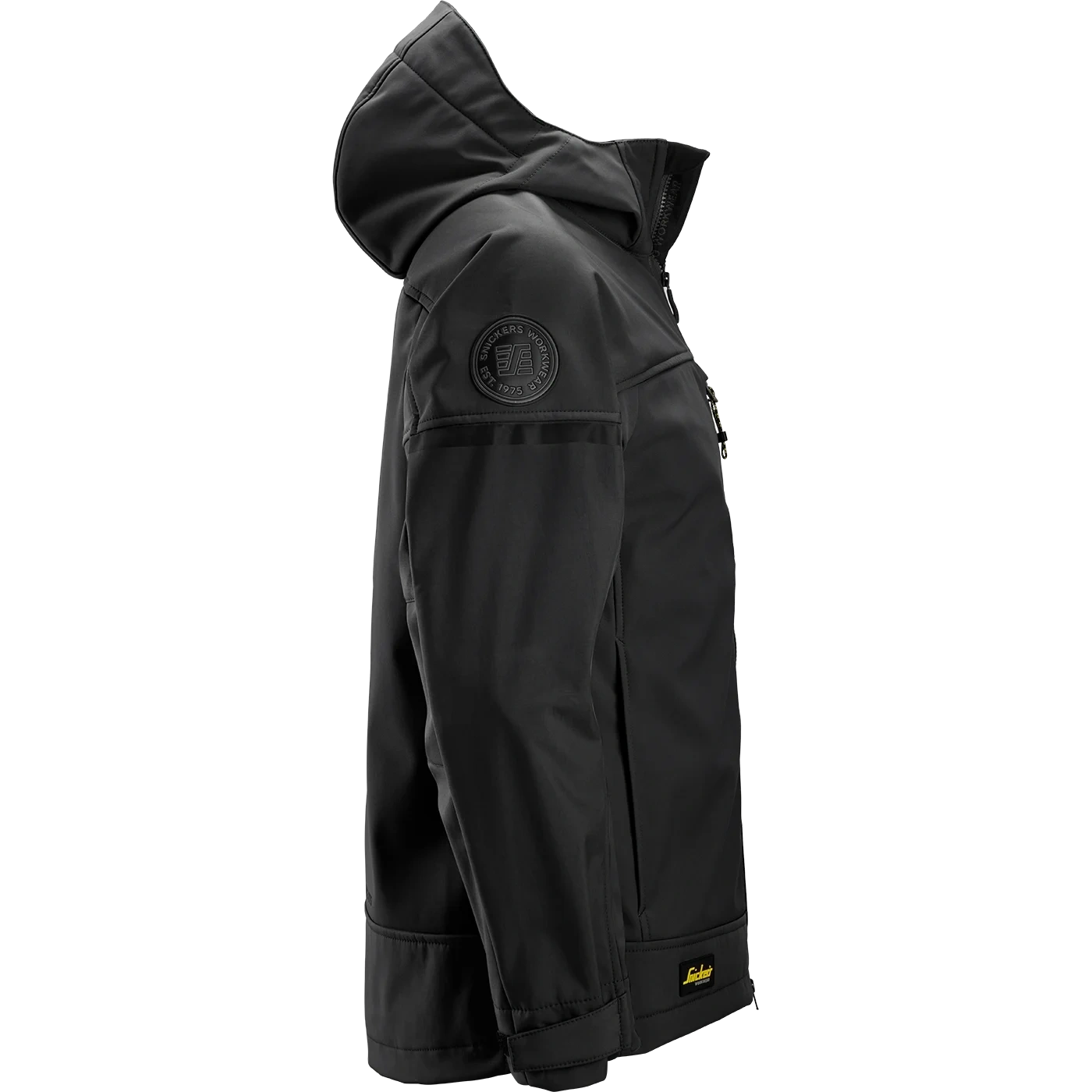 SNICKERS WORKWEAR elastinga, su gobtuvu softshell