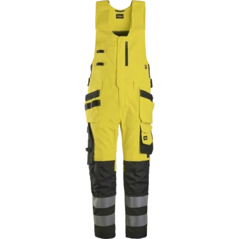 SNICKERS WORKWEAR Hi-Vis puskombinezonis, 2 klasė