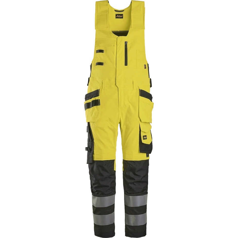SNICKERS WORKWEAR Hi-Vis puskombinezonis, 2 klasė