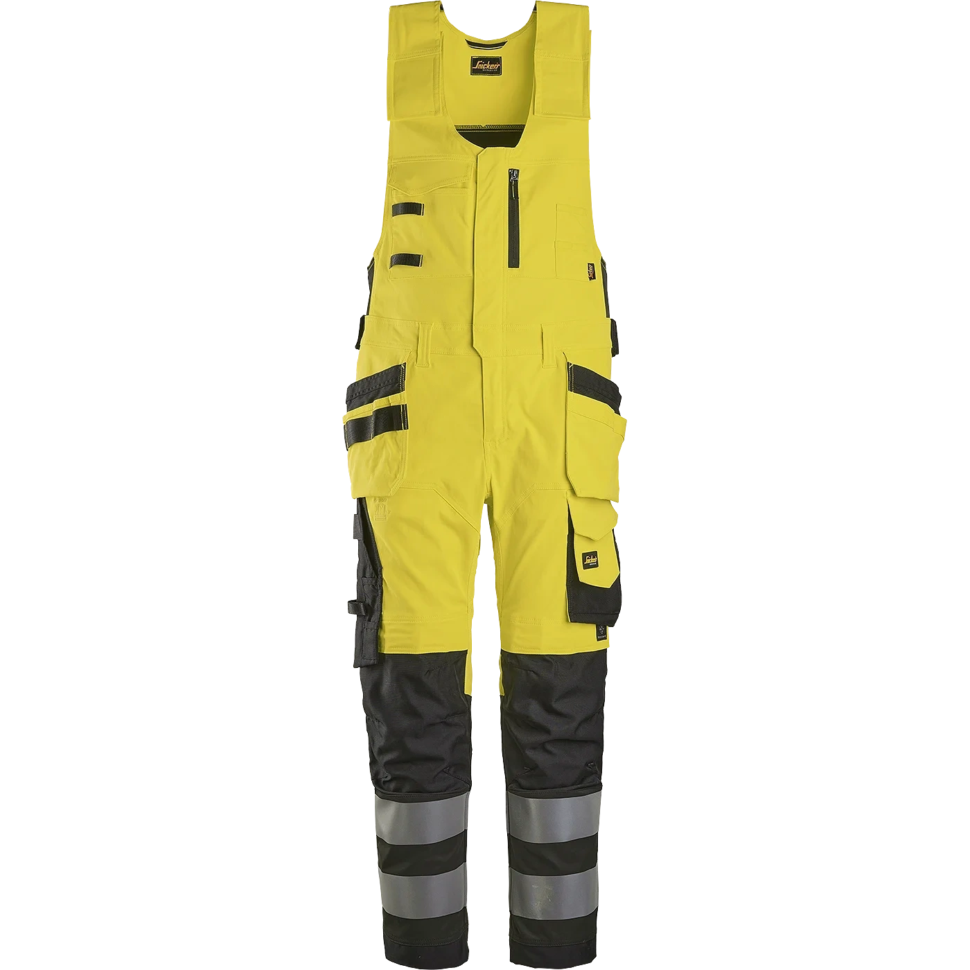 SNICKERS WORKWEAR Hi-Vis puskombinezonis, 2 klasė