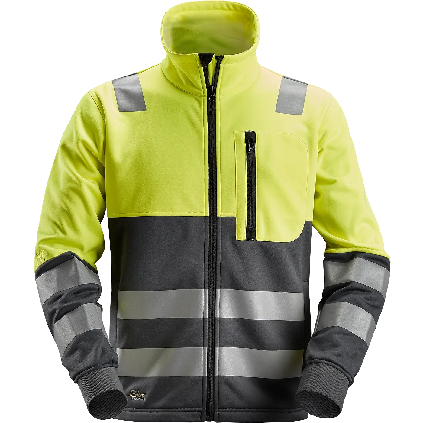 SNICKERS WORKWEAR AllroundWork Hi-Vis fliso džemperis klasė 2 (Outlet)