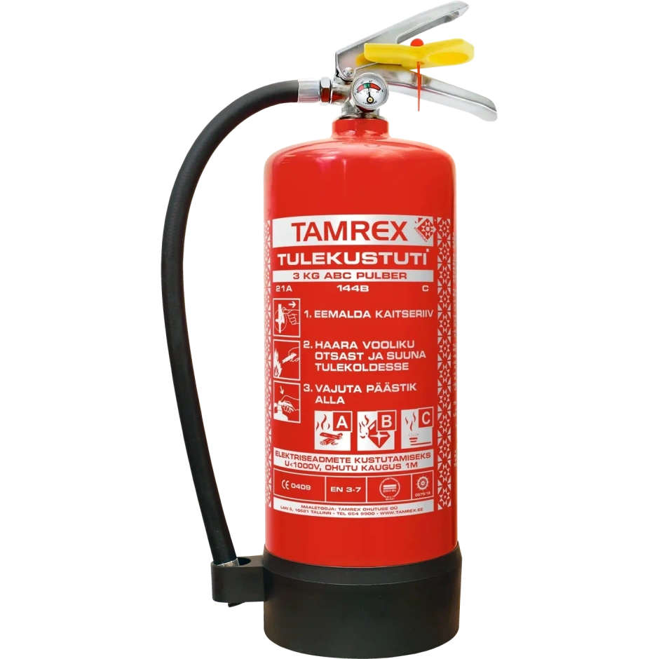 TAMREX Premium 3 kg miltelinis gesintuvas (21A-144B-C)