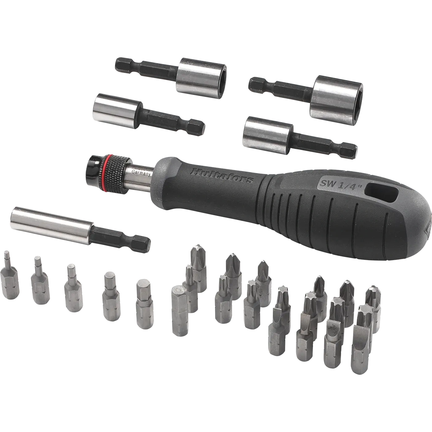 HULTAFORS Magnetic Bit Holder skrūvgrieža un uzgaļu komplekts (29 gab.)