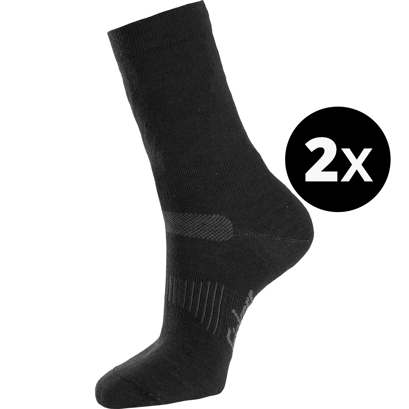 SNICKERS WORKWEAR plānas merino vilnas zeķes (divpaka)