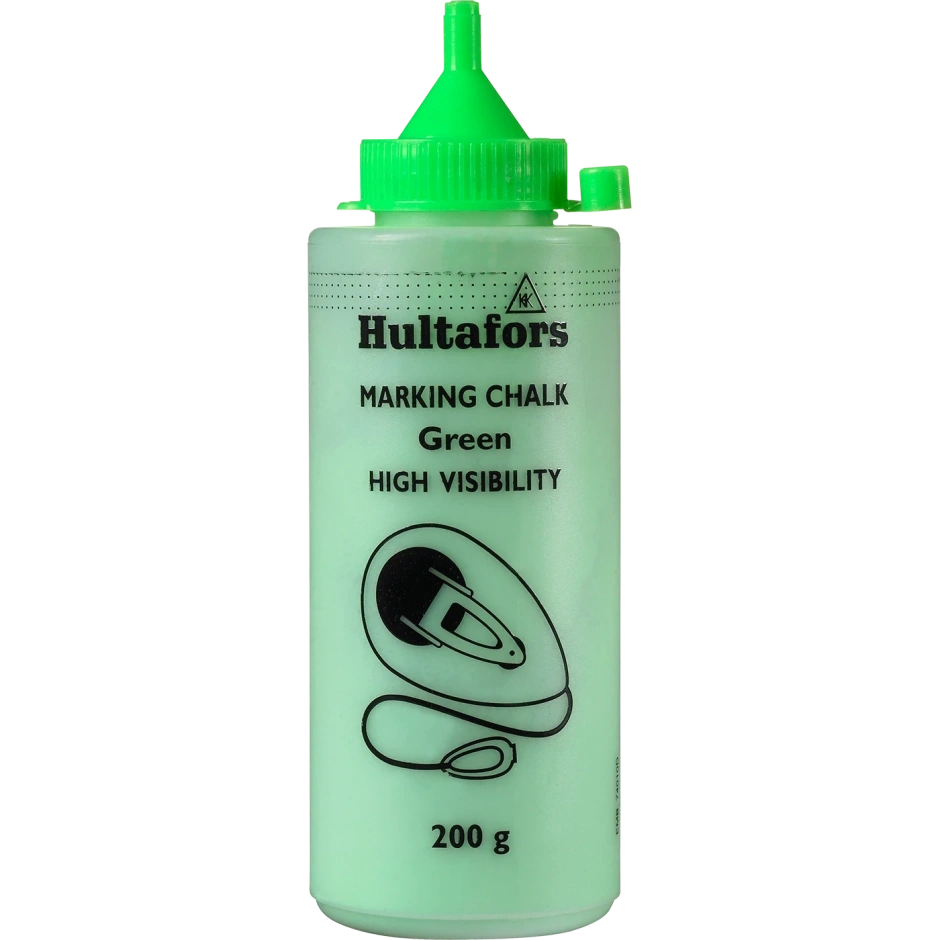HULTAFORS krīta pulveris Hi-Vis zaļš, 200 g