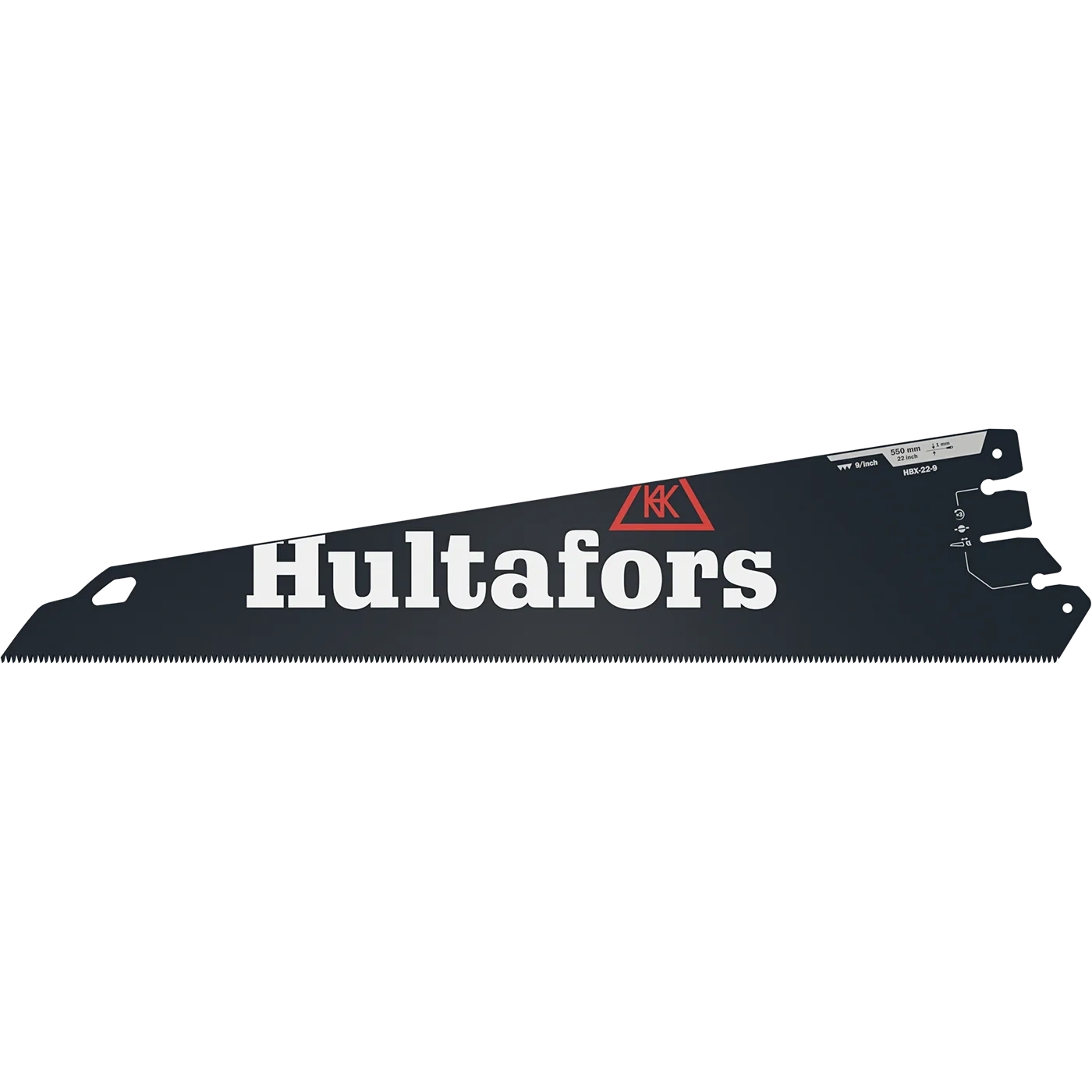 HULTAFORS HBX rokas zāģa rezerves asmens (9 zobiņi uz collu)