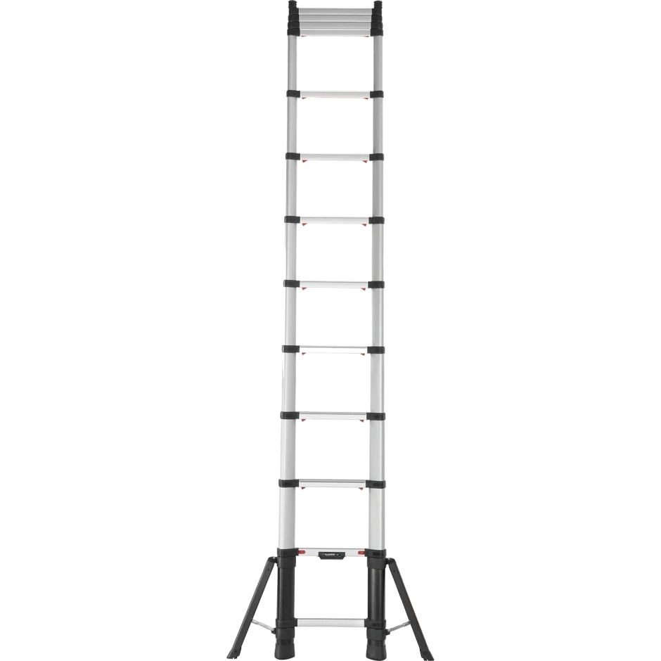 TELESTEPS Prime teleskopiskās kāpnes ar atbalsta kājām, 4,1 m