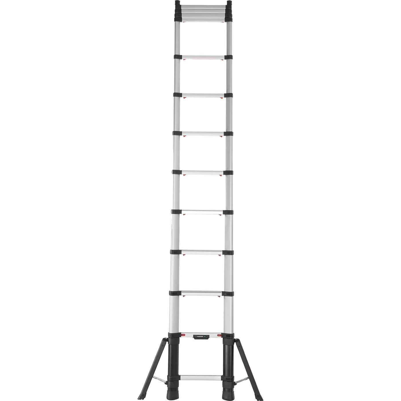 TELESTEPS Prime teleskopiskās kāpnes ar atbalsta kājām, 4,1 m