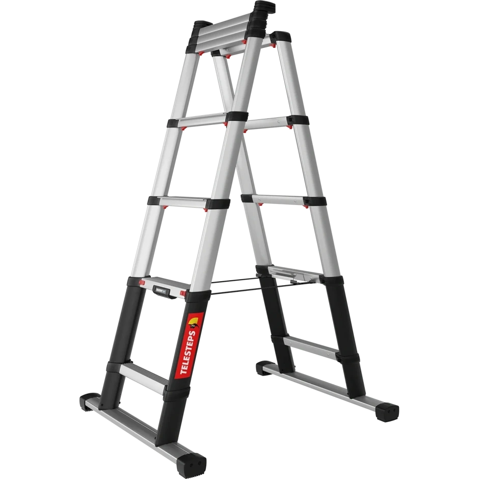 TELESTEPS Combi pagarināms A-trepes, 2.3 m