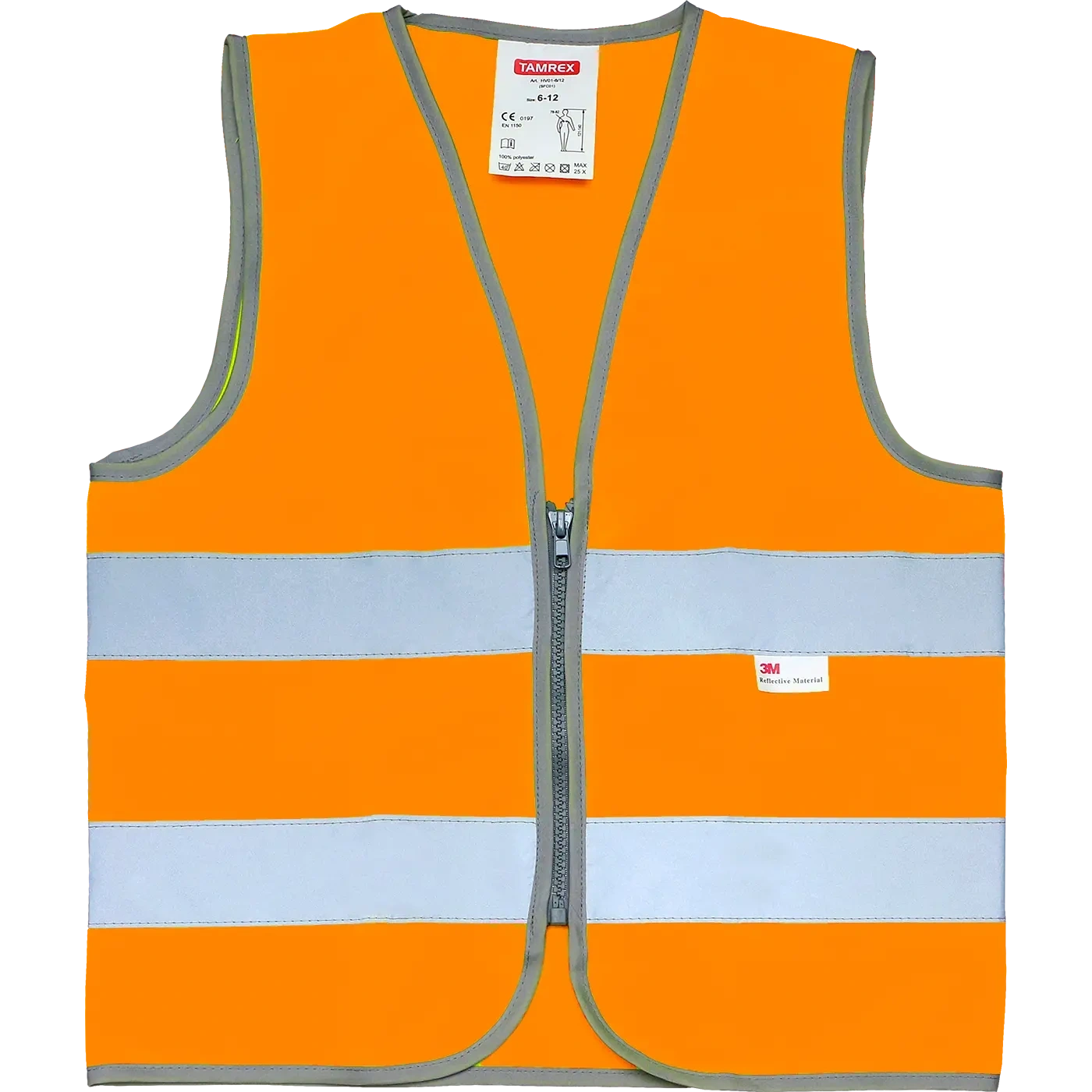 TAMREX Hi-Vis darba veste ar rāvējslēdzēju