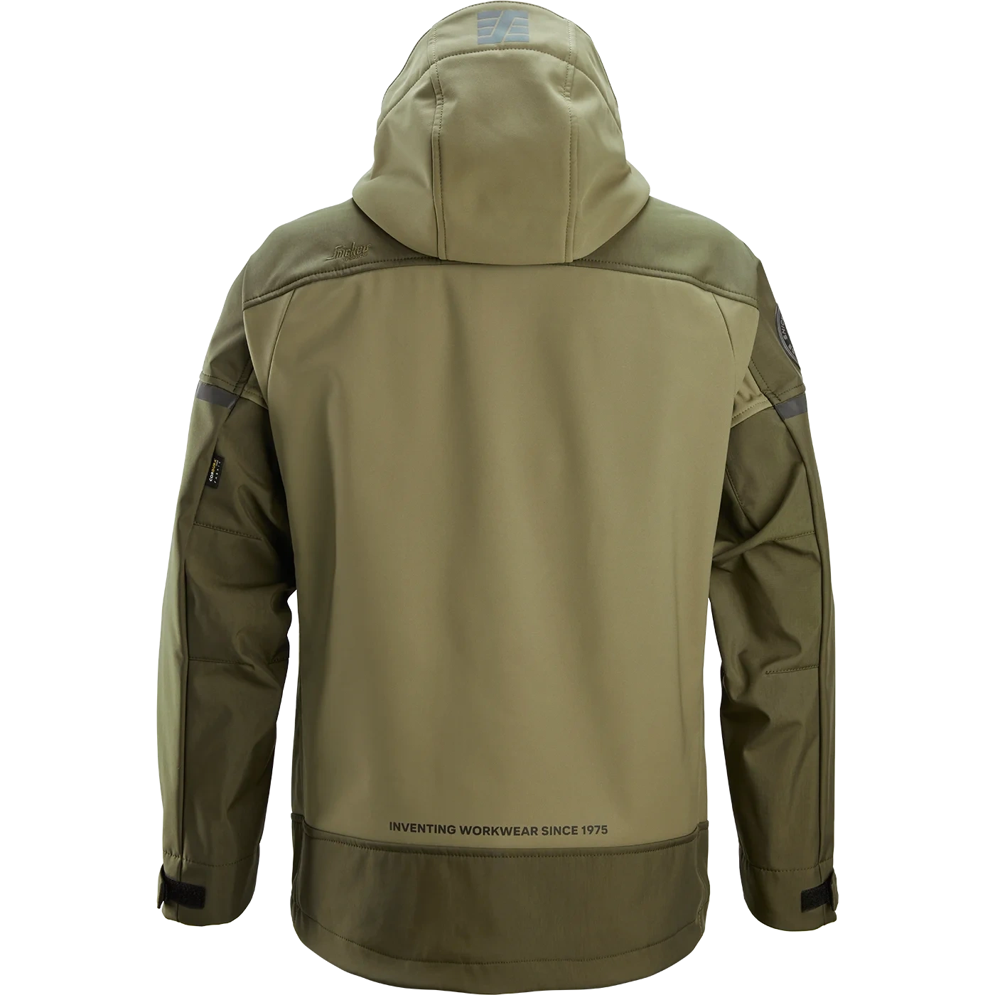 SNICKERS WORKWEAR elastīga softshell jaka ar kapuci