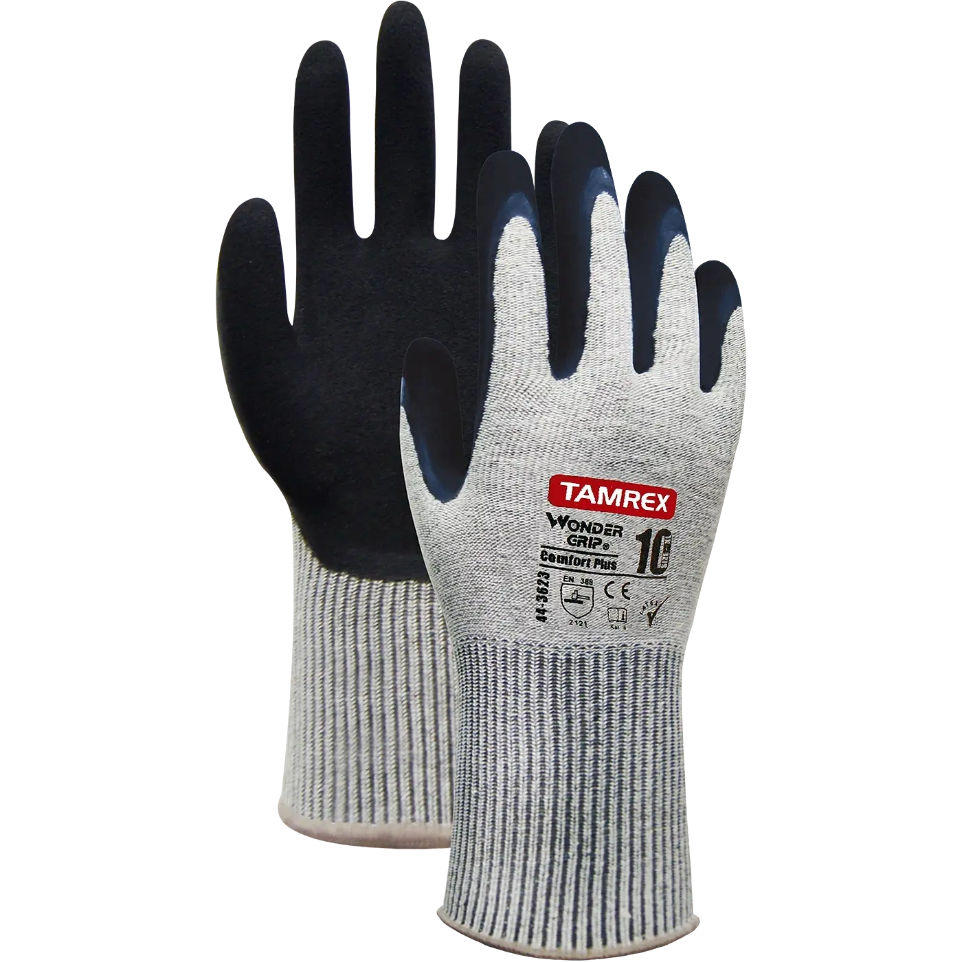 TAMREX WonderGrip ComfortPlus darba cimdi ar lateksa pārklājumu (Outlet)