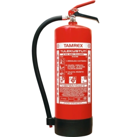 TAMREX 6 kg pulvera ugunsdzēšamais aparāts