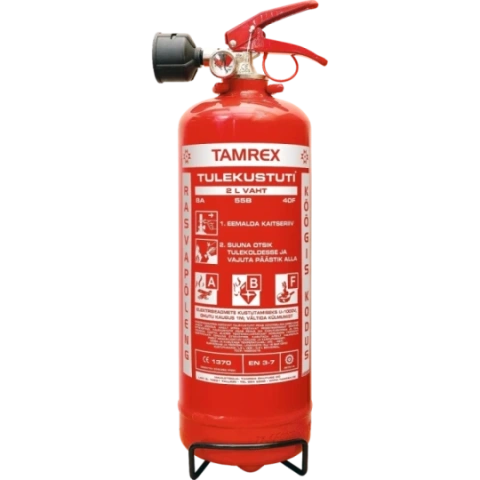 TAMREX 2 L tauku ugunsdzēšamais aparāts