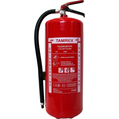 TAMREX 12 kg pulvera ugunsdzēšamais aparāts
