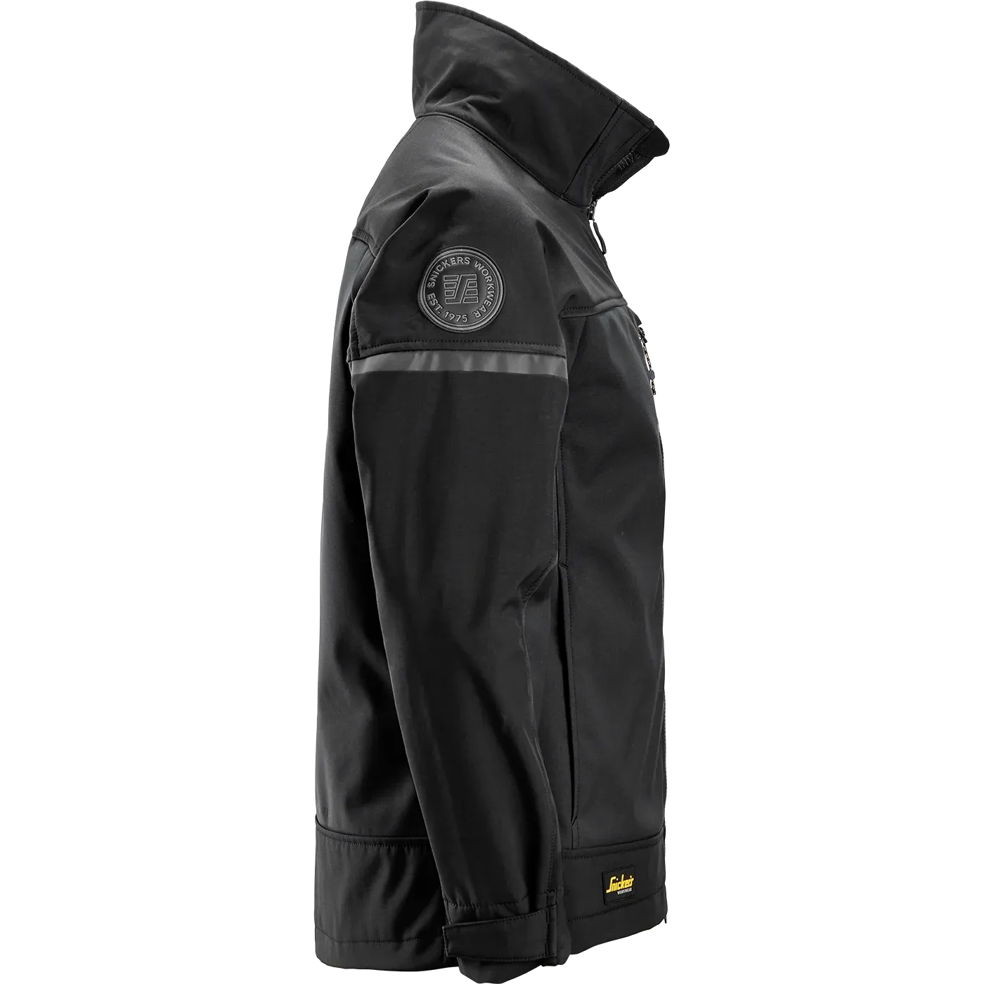 SNICKERS WORKWEAR elastne softshell, Must, S, foto 3/4