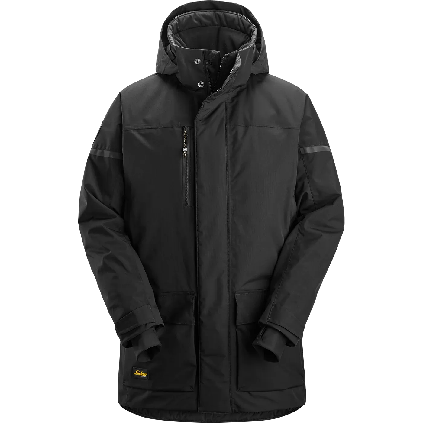 SNICKERS WORKWEAR veekindel kapuutsiga parka, Must, XS, foto 1/4