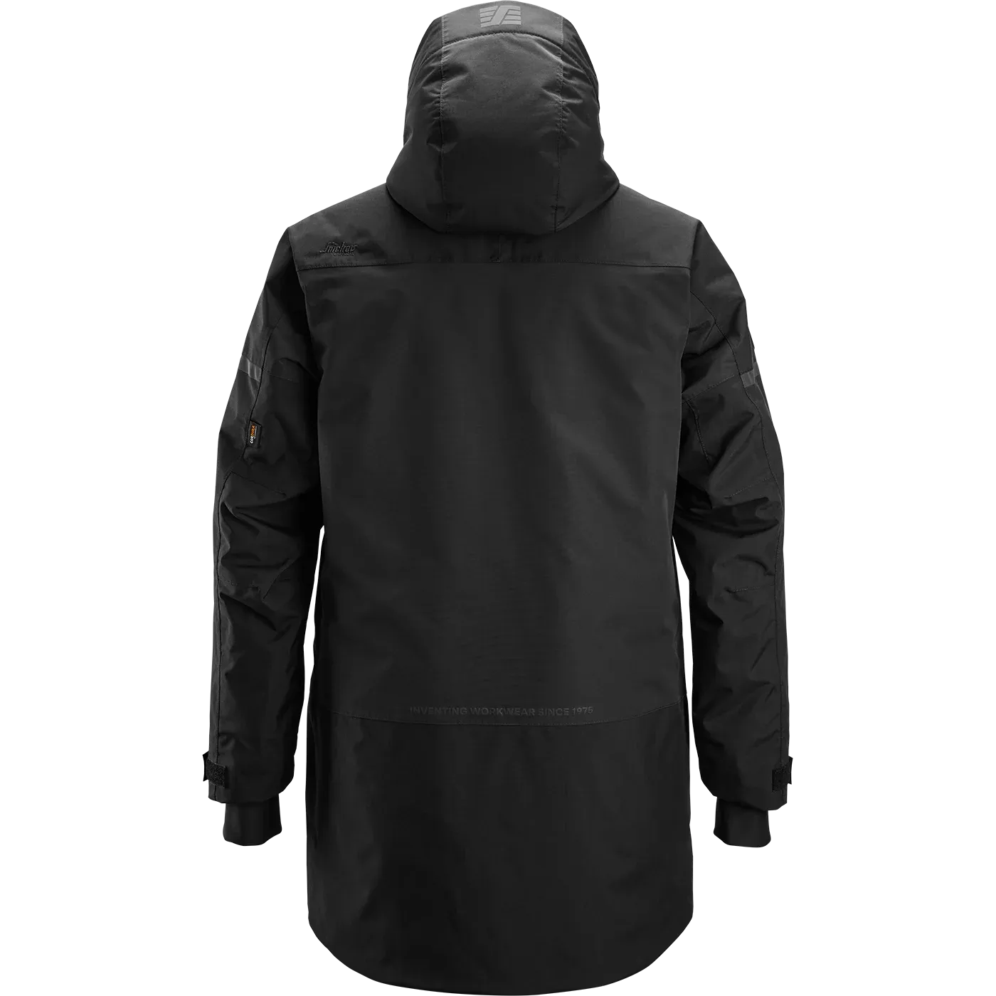 SNICKERS WORKWEAR veekindel kapuutsiga parka, Must, XS, foto 2/4