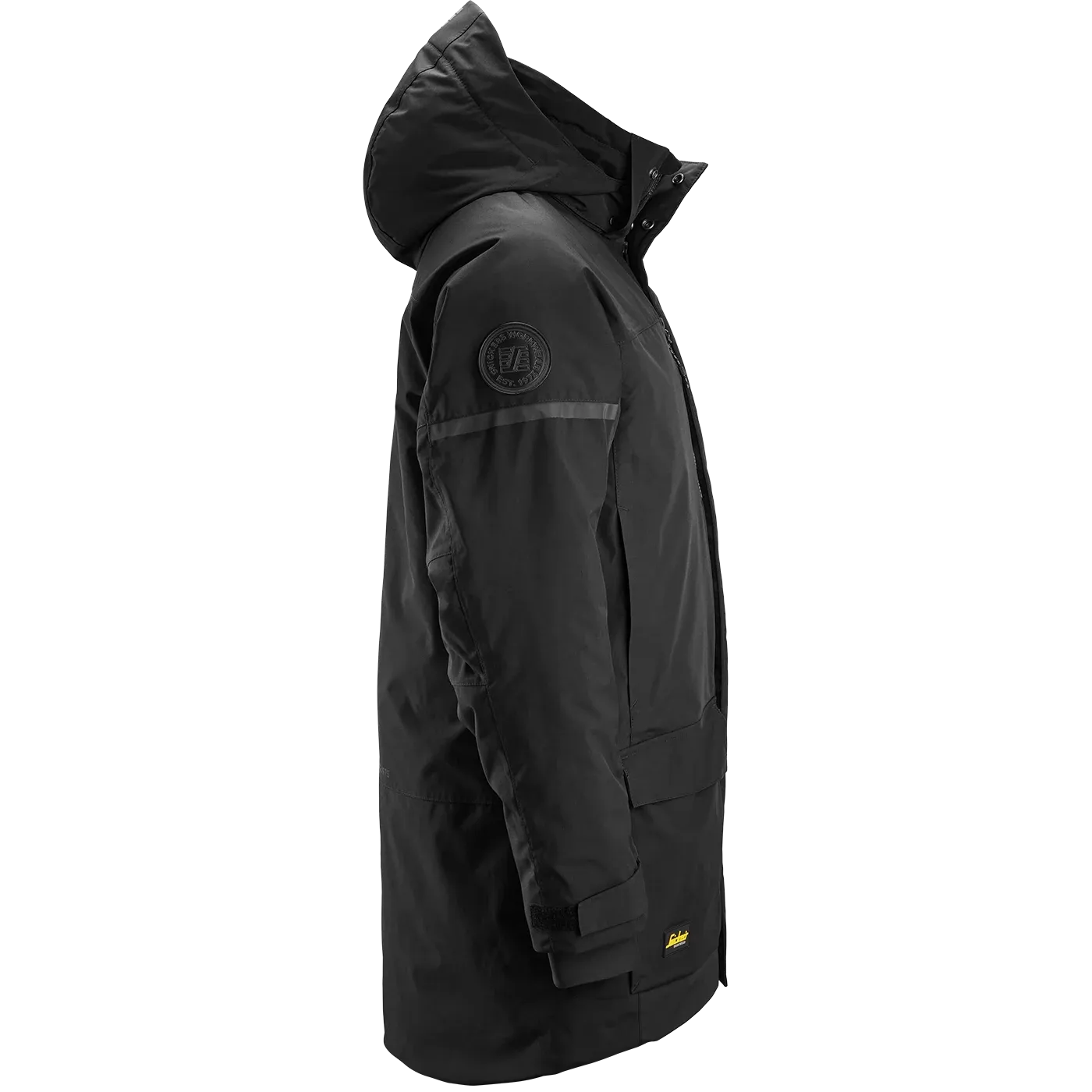 SNICKERS WORKWEAR veekindel kapuutsiga parka, Must, XS, foto 3/4