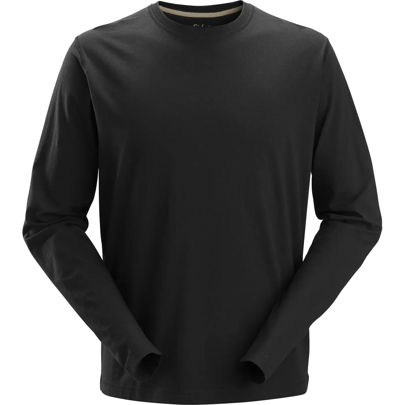 SNICKERS WORKWEAR pitkähihainen T-paita, Musta, S, kuva 1/4